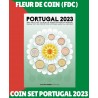 PORTUGAL CARTERA EUROS 2003 : 1+2+5+10+20+50 Centimos 1€+2€