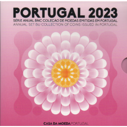 . @ENVIO 28/SEP - 5.000 Tirada@ PORTUGAL CARTERA OFICIAL EUROS 2023 SET 1+2+5+10+20+50 Céntimos 1€ + 2 EUROS 2023 SC 8 MONEDAS