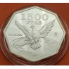 ESPAÑA 1500 PESETAS 2000 MILENIO IMPRENTA PLATA PROOF ESTUCHE
