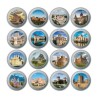 . 1 acoin @09/OCTUBRE ENVIO - CASTILLOS DEL MUNDO - ALBUM DE REGALO@ ESPAÑA 1,50 EUROS 2023 COLORES 16 MONEDAS NICKEL