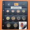 . 1 aacoin @6/NOV Envío@ ESPAÑA MONEDAS EURO 2023 + 2€ CÁCERES + PRESIDENCIA + 40 EUROS 2023 INFANTA LEONOR PLATA + HOJA PARDO