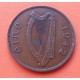 IRLANDA 1 PENIQUE 1942 GALLINA y POLLUELOS Época NAZI KM.11 MONEDA DE BRONCE MBC+ Ireland Eire 1 Penny WWII