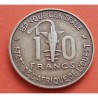 AFRICA DEL OESTE 10 FRANCOS 1968 PEZ KM.1A MONEDA DE LATON MBC++ Banque Centrale des Etats de L'Afrique De L'Ouest