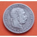 AUSTRIA HUNGRIA 1 CORONA 1901 EMPERADOR FRANCISCO JOSE I KM.2804 PLATA MBC- Hungary Osterreich 1 Krone