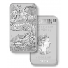 . 1 aaaacoin AUSTRALIA 1 DOLAR 2023 DRAGON MONEDA DE PLATA PURA 9999 cápsula ONZA OZ