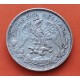 MEXICO 1 PESO 1899 AM Mo Ceca de MEXICO GORRO FRIGIO y AGUILA KM.409.2 MONEDA DE PLATA MBC silver coin