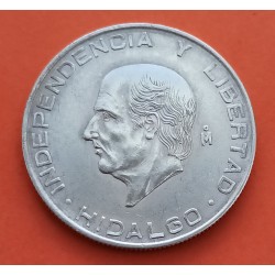 MEXICO 5 PESOS 1956 HIDALGO KM.469 MONEDA DE PLATA MBC+ Mejico silver coin 0,42 ONZAS