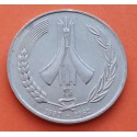 ARGELIA 1 DINAR 1987 1962 ANAGRAMA 25 AÑOS DE INDEPENDENCIA KM.117 MONEDA DE NIKEL EBC- Algeria Algerie