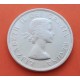 CANADA 1 DOLAR 1958 BRITISH COLUMBIA TOTEM INDIO KM.55 MONEDA DE PLATA EBC 1 Dollar silver coin