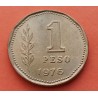 ARGENTINA 1 PESO 1976 SOL RADIANTE KM.69 MONEDA DE ACERO y LATÓN MBC @MANCHA@