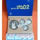 . 4 monedas x ESPAÑA 10 EUROS 2002 + 50 EUROS 2002 AÑO DE GAUDI PLATA ESTUCHE y CERTIFICADO FNMT