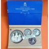 . 4 monedas x ESPAÑA 10 EUROS 2002 + 50 EUROS 2002 AÑO DE GAUDI PLATA ESTUCHE y CERTIFICADO FNMT