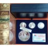 . 4 monedas x ESPAÑA 10 EUROS 2005 + 50 EUROS 2005 IV CENTENARIO DEL QUIJOTE PLATA ESTUCHE y CERTIFICADO FNMT