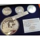 . 4 monedas x ESPAÑA 10 EUROS 2008 + 50 EUROS 2008 BICENTENARIO DE LA GUERRA DE INDEPENDENCIA PLATA ESTUCHE CERTIFICADO FNMT