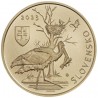 . 1 acoin 6ª moneda x ESLOVAQUIA 5 EUROS 2023 CIGUEÑA NEGRA Fauna LATON SC Slovakia