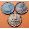 1 moneda x ETIOPIA 25 SANTEEM 1936 REY HAILE SELASSIE I LEON KM.36 COBRE SC- @IMPERFECCIONES@ Ethiopia 25 Centimos R/1