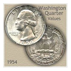 USA 1/4 DOLLAR 1956 D WASHINGTON XF SILVER US