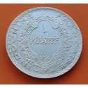 @RARA@ INDOCHINA 1 PIASTRA 1931 DAMA ALEGORICA KM.19 MONEDA DE PLATA MBC+ INDOCHINE FRANCAISE 1 Piastre