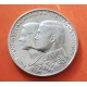 GRECIA 30 DRACMAS 1963 MAPA y ANTIGUAS MONEDAS DE 5 REYES KM.86 MONEDA DE PLATA EBC- Greece 30 Drachmai silver