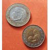 . 2 monedas x PORTUGAL 100 ESCUDOS 1998 PEDRO NUNES KM.645 + 200 ESCUDOS 1998 GARCIA DE ORTA KM.555 SC BIMETALICAS