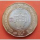 MEXICO 20 PESOS 2021 TENOCHTITLAN 500 AÑOS DE SU CAÍDA KM.997 MONEDA BIMETALICA SC- Mejico