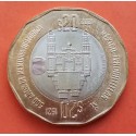 MEXICO 20 PESOS 2021 TENOCHTITLAN 500 AÑOS DE SU CAÍDA KM.997 MONEDA BIMETALICA SC- Mejico