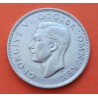 INGLATERRA 1/2 CORONA 1941 REY JORGE VI 2ª GUERRA MUNDIAL KM.856 MONEDA DE PLATA MBC UNITED KINGDOM Half Crown WWII