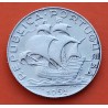 PORTUGAL 2,50 ESCUDOS 1951 CARABELA KM.580 MONEDA DE PLATA EBC República Portuguesa silver