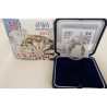 ITALIA 5 EUROS 2011 ANAGNI, ROSETON y GARGOLA Serie ITALY OF ARTS MONEDA DE PLATA PROOF ESTUCHE y CERTIFICADO