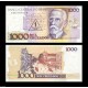 BRASIL 1 CRUZADO NOVO sobre 1000 CRUZADOS 1988 MACHADO DE ASIS PICK 213B SIGN 26 BILLETE SC UNC BANKNOTE BRAZIL