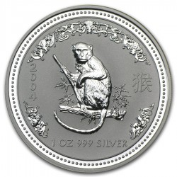 AUSTRALIA 1 DOLAR 2005 GALLO I SERIE LUNAR PLATA SILVER