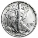 ESTADOS UNIDOS 1 DOLAR 1986 EAGLE LIBERTY PLATA SIN CIRCULAR Oz