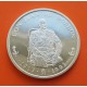 . 1 ONZA de PLATA PURA x ESPAÑA 5 ECU 1993 HOMENAJE A DON JUAN DE BORBON BARCO EL SALTILLO MONEDA PROOF FNMT 5 ECUS 1993 OZ