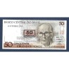 @OFERTA@ BRASIL 50 CRUZEIROS sobre 50 CRUZADOS NOVOS 1990 ESCRITOR Pick 223 Firma 27 BILLETE SC BRAZIL UNC BANKNOTE
