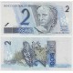 BRASIL 2 REALES 2001 TORTUGA y DAMA ALEGORIC Serie A...A Pick 249.A BILLETE SC Brazil UNC BANKNOTE