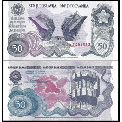 . YUGOSLAVIA 5000 DINARA 1985 TITO Pick 93 SC BILLETE DINAR