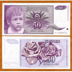 . YUGOSLAVIA 5000 DINARA 1985 TITO Pick 93 SC BILLETE DINAR