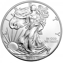 .ESTADOS UNIDOS 1 DOLAR 2013 EAGLE LIBERTY PLATA SIN CIRCULAR