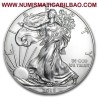 @1 ONZA 2018@ ESTADOS UNIDOS 1 DOLAR 2018 EAGLE LIBERTY MONEDA DE PLATA PURA SC $1 Dollar Coin USA United States OZ OUNCE