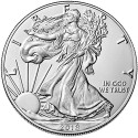 ESTADOS UNIDOS 1 DOLAR 2018 EAGLE LIBERTY MONEDA DE PLATA PURA SC $1 Dollar Coin USA United States OZ OUNCE