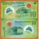 NICARAGUA 10 CORDOBAS 2019 LA VAQUITA FIESTAS Pick 209 BILLETE DE PLASTICO SC Polymer UNC BANKNOTE