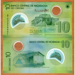 NICARAGUA 10 CORDOBAS 2019 LA VAQUITA FIESTAS Pick 209 BILLETE DE PLASTICO SC Polymer UNC BANKNOTE