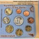 SAN MARINO CARTERA OFICIAL EUROS 2005 SET KMS 1+2+5+10+20+50 CENTIMOS 1 EURO + 2 EUROS 2005 + 5 EUROS PLATA