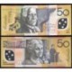 @RARO@ AUSTRALIA 50 DOLARES 1995 FRASESER y EVANS Pick 54A BILLETE DE PLASTICO SC $50 UNC BANKNOTE