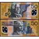 @RARO@ AUSTRALIA 50 DOLARES 1995 FRASESER y EVANS Pick 54A BILLETE DE PLASTICO SC $50 UNC BANKNOTE