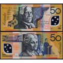 @RARO@ AUSTRALIA 50 DOLARES 1995 FRASESER y EVANS Pick 54A BILLETE DE PLASTICO SC $50 UNC BANKNOTE