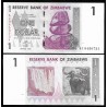ZIMBABWE 1 DOLAR 2007 CASCADA y BUFALO Pick 65 BILLETE SC Africa $1 Dollar UNC BANKNOTE