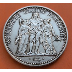 1 moneda MBC- x FRANCIA 10 FRANCOS 1965 HERCULES TRES GRACIAS KM.932 PLATA 0,72 ONZAS France 10 Francs R/3