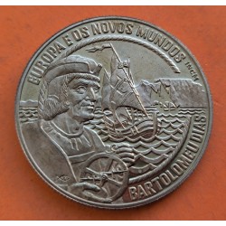 PORTUGAL 2,50 ECUS 1993 BARTOLOMEU DIAS y BARCOS KM.X.28 MONEDA DE NICKEL KM.X.28 MONEDA DE NICKEL SC- Imperfecciones