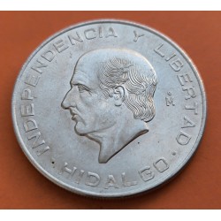 MEXICO 10 PESOS 1956 HIDALGO INDEPENDENCIA y LIBERTAD KM.474 MONEDA DE PLATA EBC 0,84 ONZAS Mejico silver coin R/2